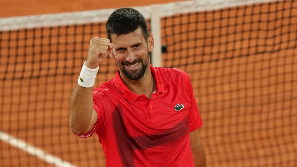 French Open: Novak Djokovic outlasts Alexander Zverev, becomes oldest semifinalist in 57 years