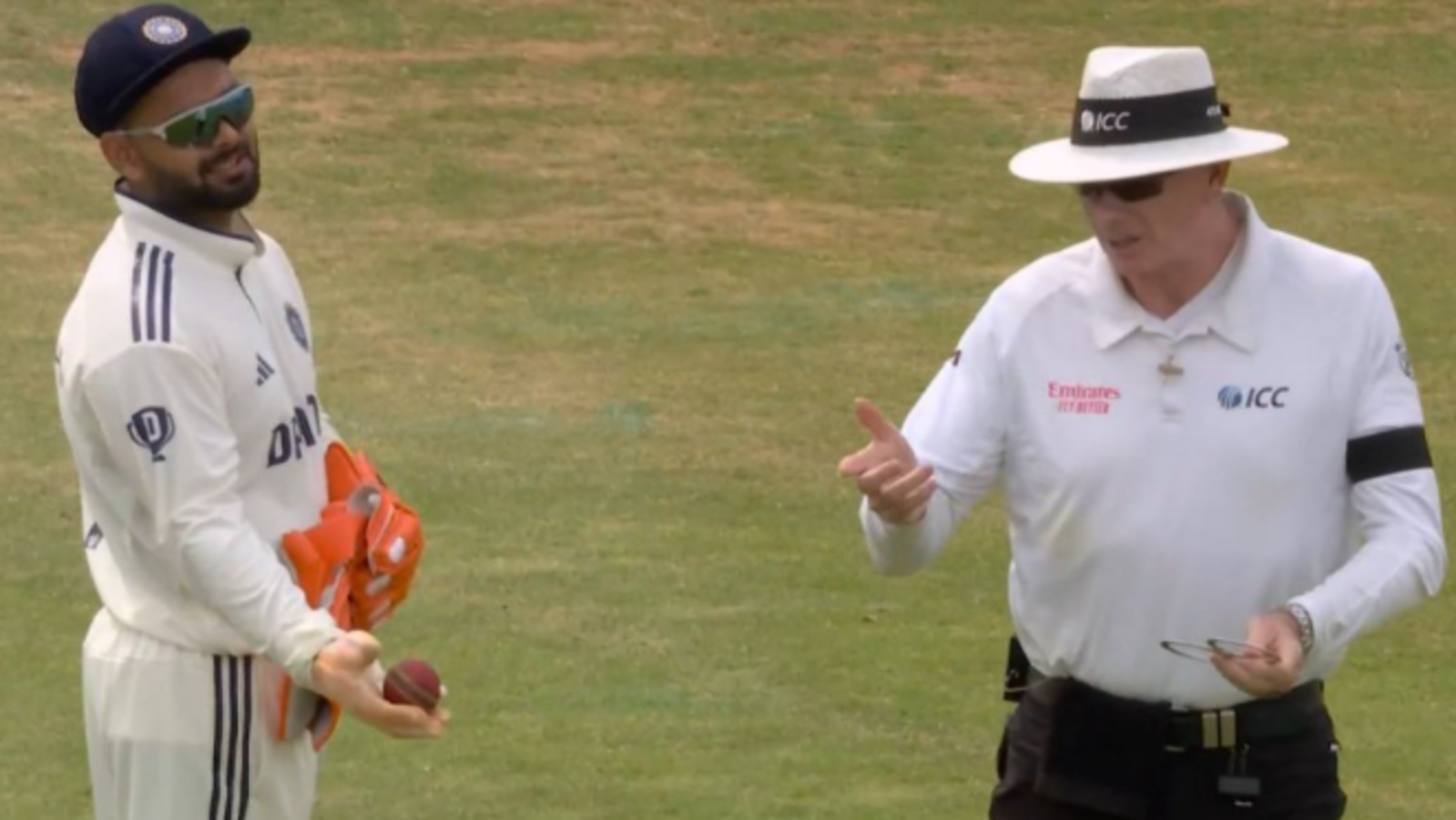 Rishabh Pant hurls ball in anger after umpire refuses to change it; Bumrah, Gill accused of 'irritating the umpire'