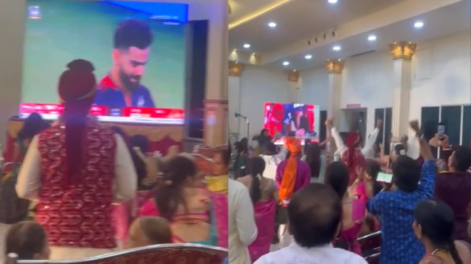 Wedding guests pause celebrations to witness RCB’s historic IPL victory. Video | Trending